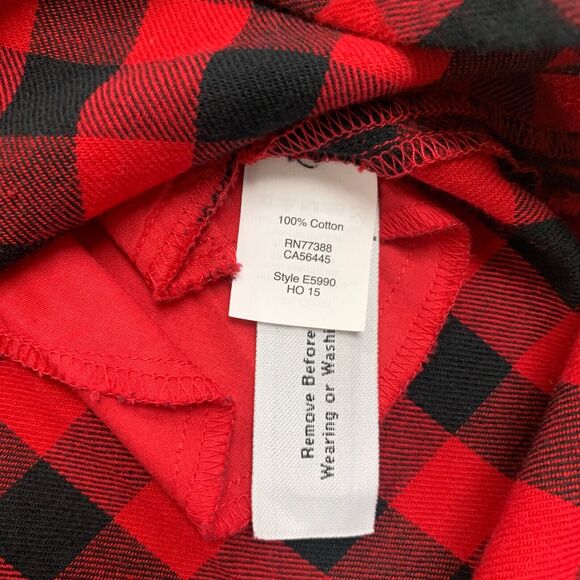 Madewell Flannel Latitude Shirt Dress Womens XS Extra Small Buffalo Plaid Cotton - Picture 12 of 14